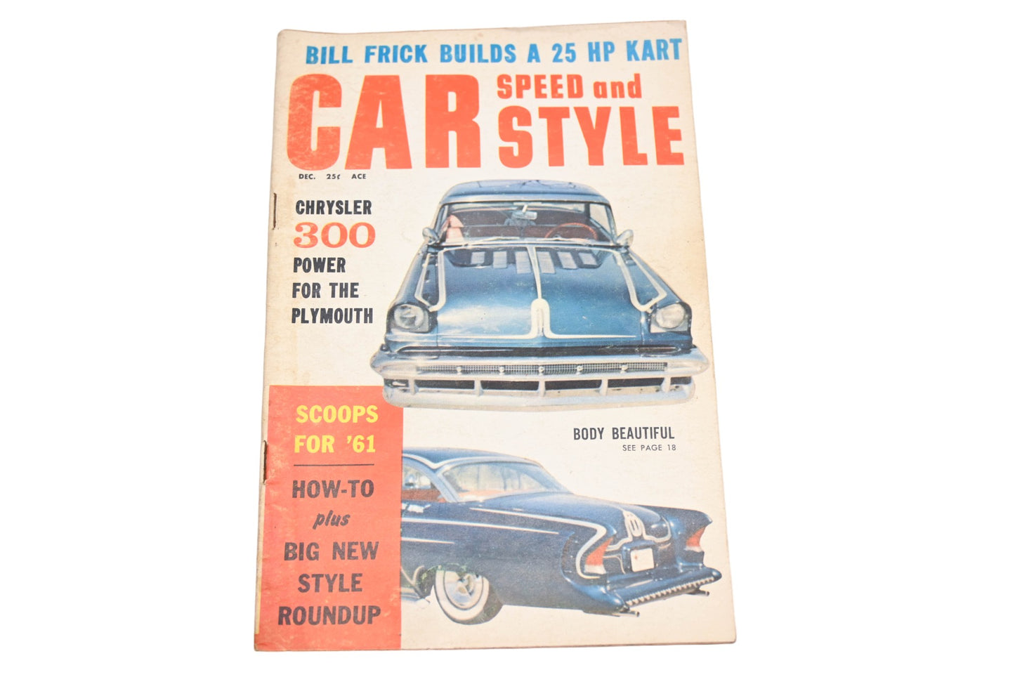 Car Speed And Style RO012-15 December 1960 Magazine