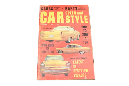 Car Speed And Style RO012-17 October 1960 Magazine