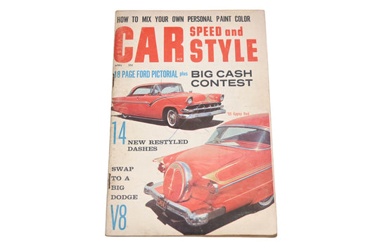 Car Speed And Style RO012-21 April 1960 Magazine