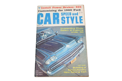 Car Speed And Style RO012-22 March 1960 Magazine