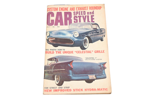 Car Speed And Style RO012-25 July 1961 Magazine