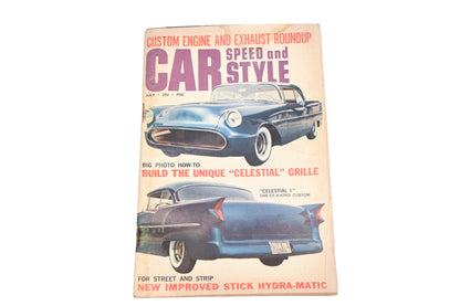 Car Speed And Style RO012-27 July 1961 Magazine