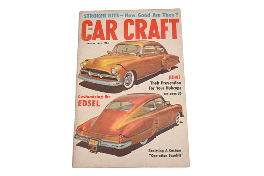 Car Craft RO012-30 January 1958 Magazine