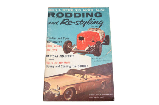 Rodding And Re-Styling RO005-20 June 1958 Magazine