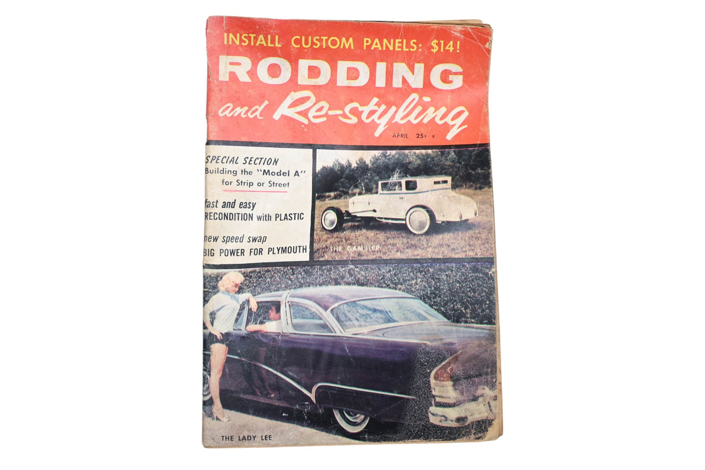 Rodding And Re-Styling RO005-22 April 1958 Magazine