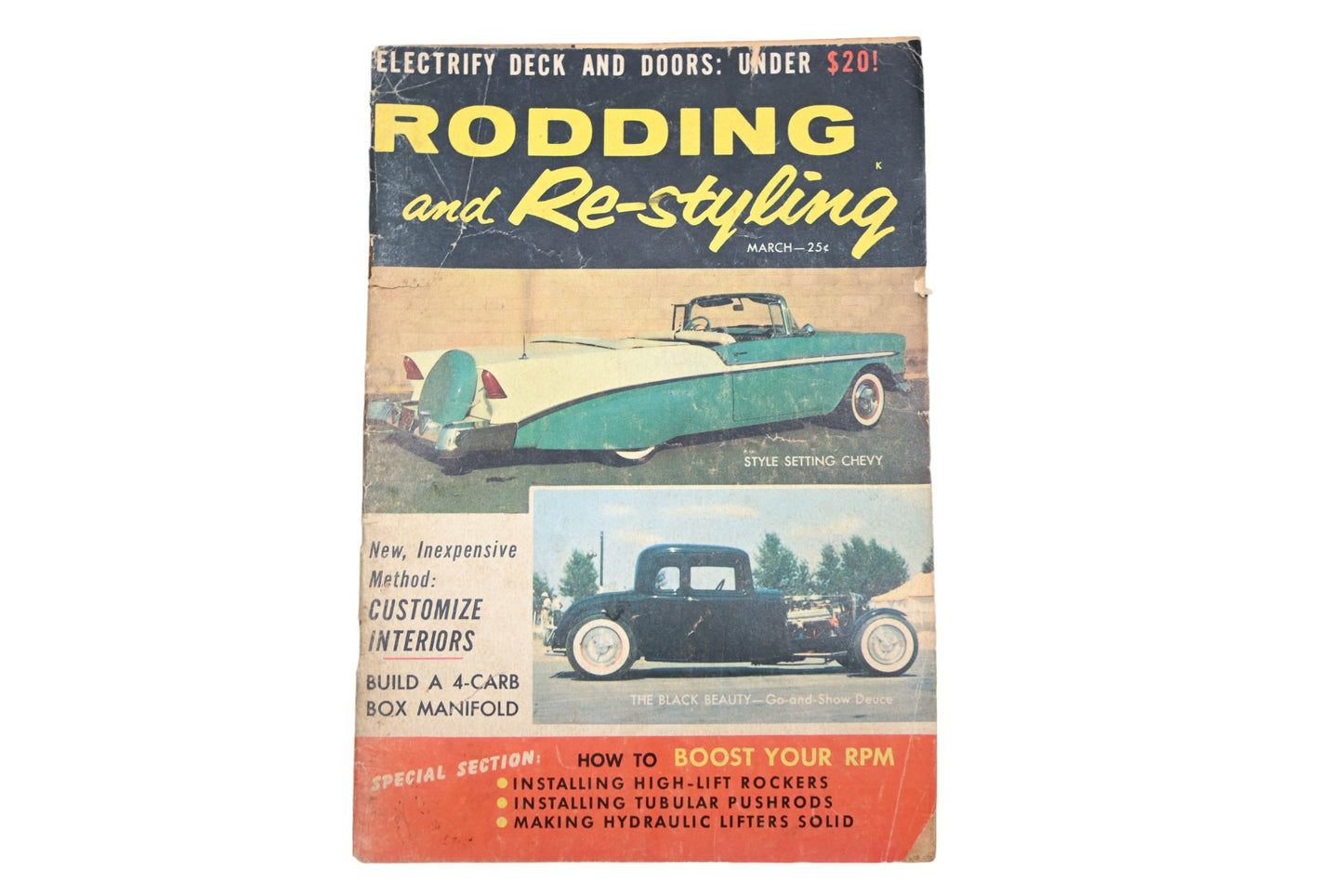 Rodding And Re-Styling RO005-23 March 1958 Magazine