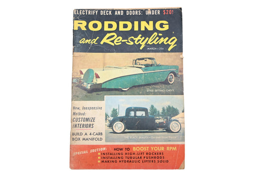 Rodding And Re-Styling RO005-23 March 1958 Magazine