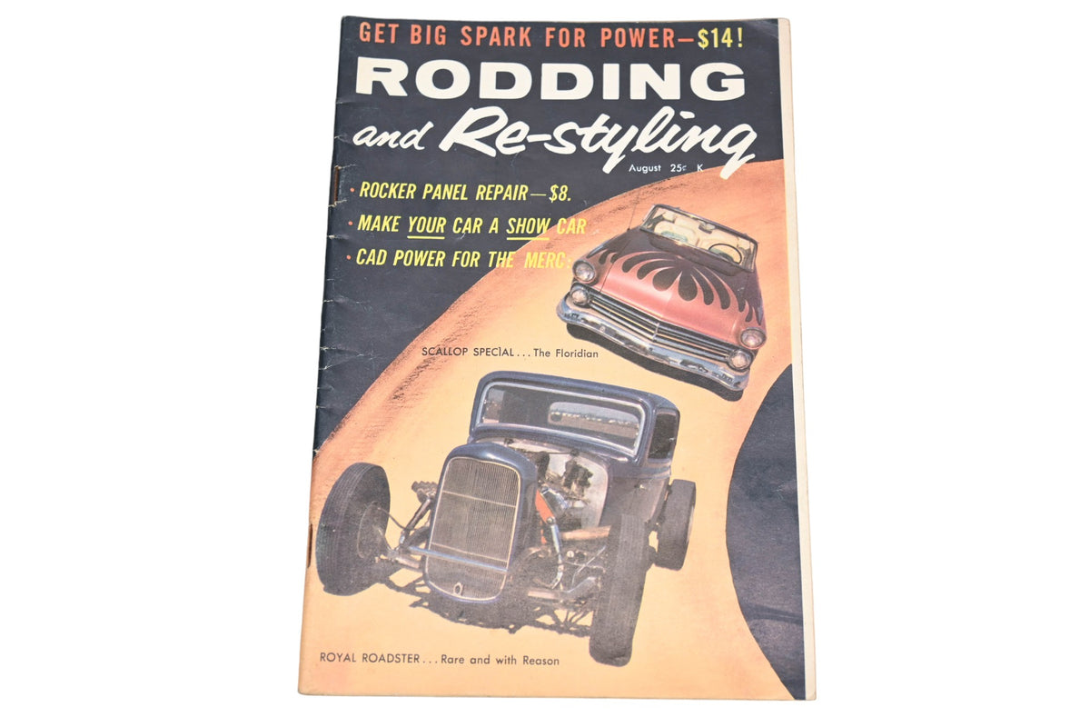 Rodding And Re-Styling RO005-24 August 1958 Magazine
