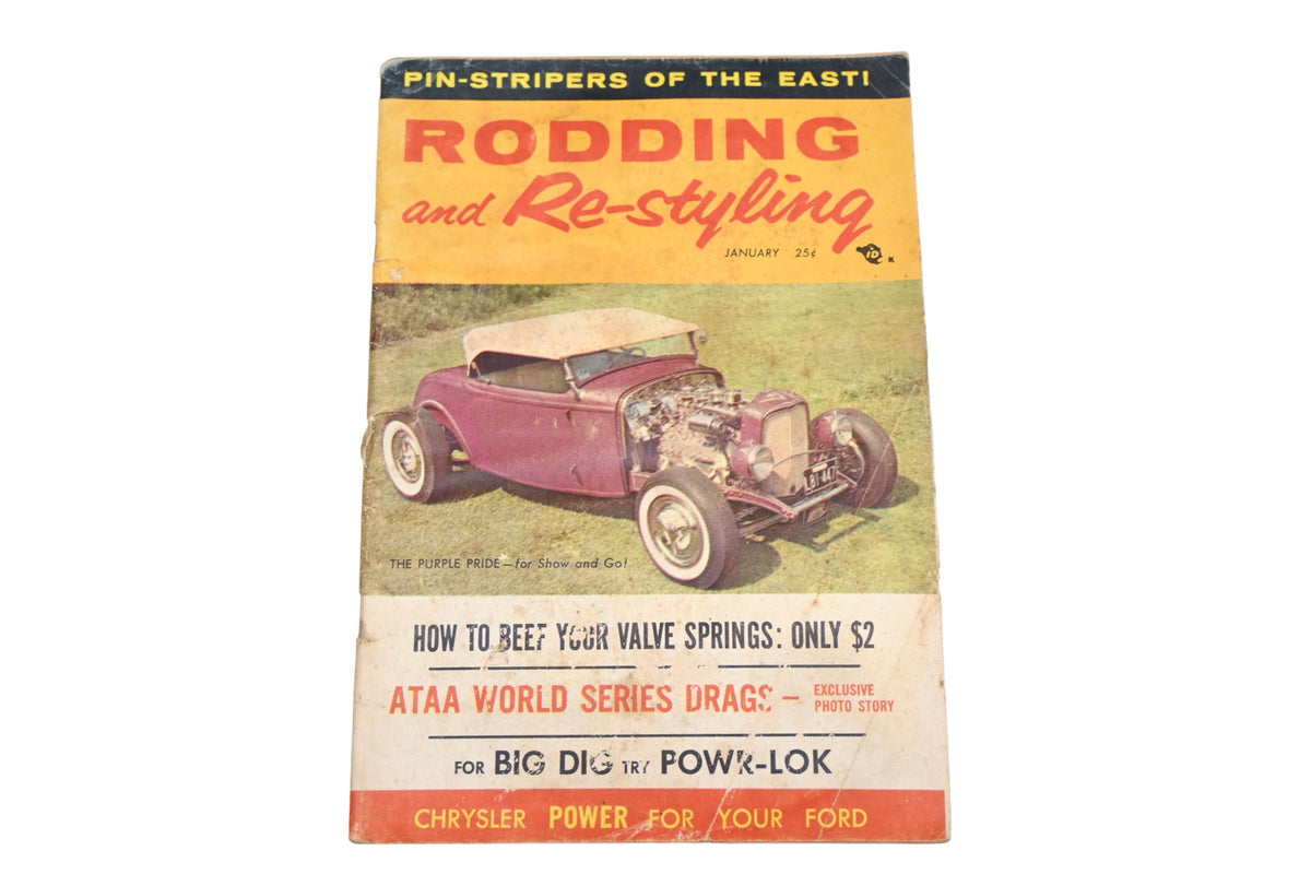 Rodding And Re-Styling RO005-27 January 1958 Magazine