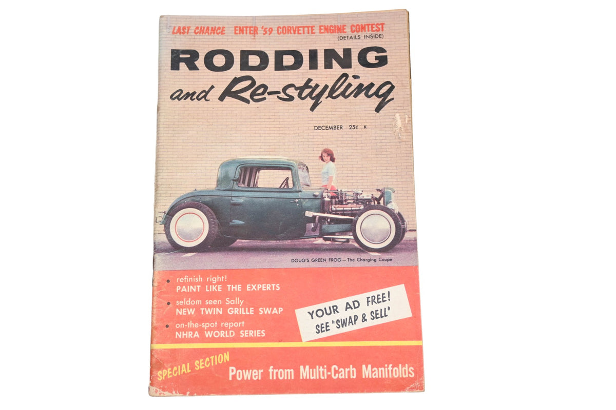 Rodding And Re-Styling RO005-29 December 1958 Magazine