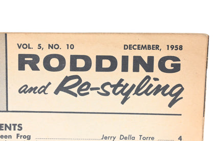 Rodding And Re-Styling RO005-29 December 1958 Magazine