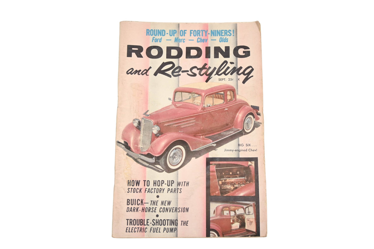 Rodding And Re-Styling RO005-30 September 1958 Magazine