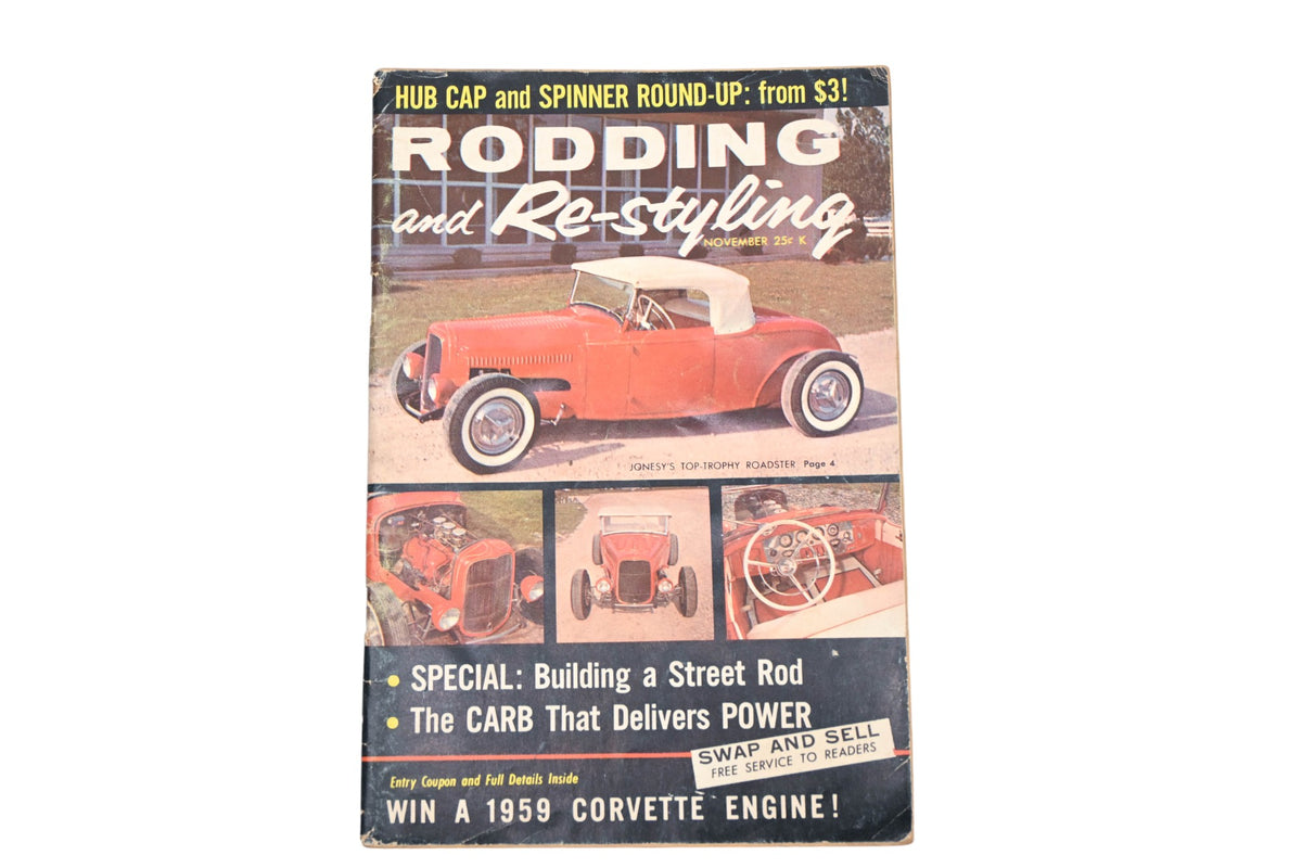 Rodding And Re-Styling RO005-32 November 1958 Magazine