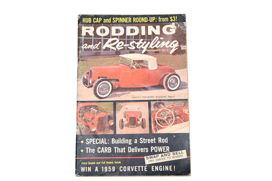 Rodding And Re-Styling RO005-32 November 1958 Magazine