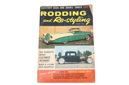 Rodding And Re-Styling RO013-30 March 1958 Magazine
