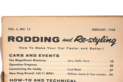 Rodding And Re-Styling RO013-31 February 1958 Magazine