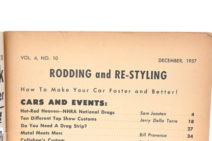 Rodding And Re-Styling RO013-32 December 1957 Magazine