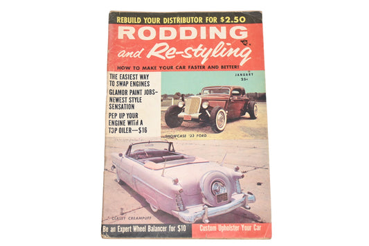 Rodding And Re-Styling RO013-35 January 1957 Magazine
