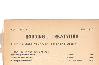Rodding And Re-Styling RO013-35 January 1957 Magazine
