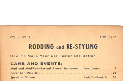 Rodding And Re-Styling RO013-36 April 1957 Magazine