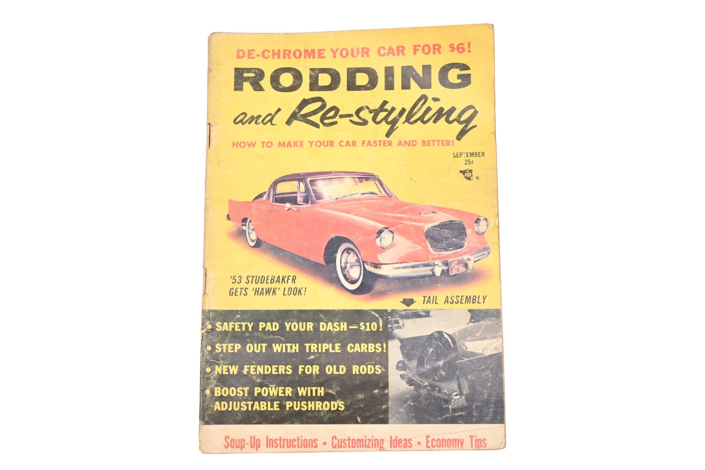 Rodding And Re-Styling RO013-40 September 1956 Magazine