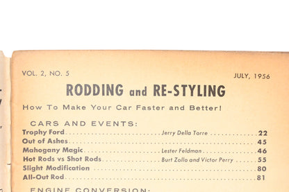Rodding And Re-Styling RO013-41 July 1956 Magazine