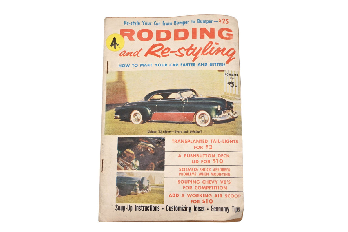 Rodding And Re-Styling RO009-23 November 1956 Magazine