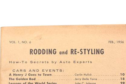 Rodding And Re-Styling RO009-17 February 1956 Magazine