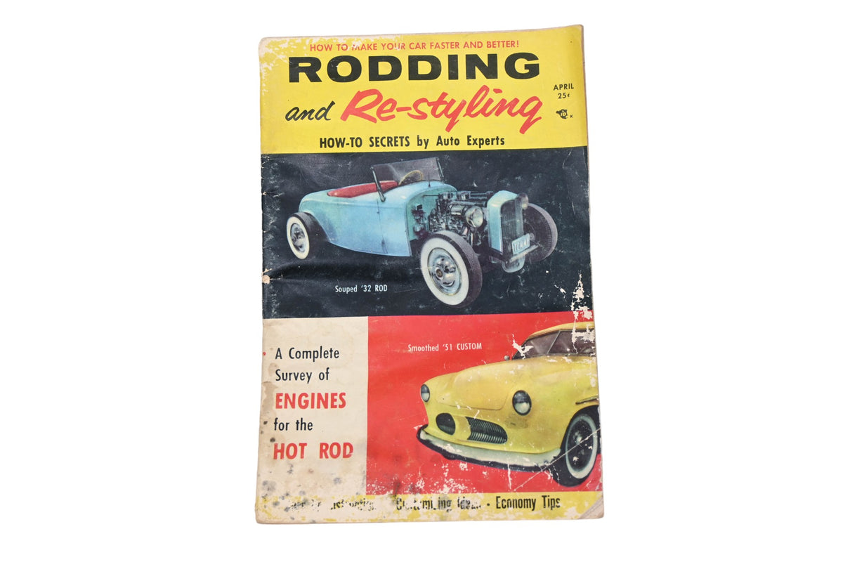 Rodding And Re-Styling RO009-22 April 1955 Magazine