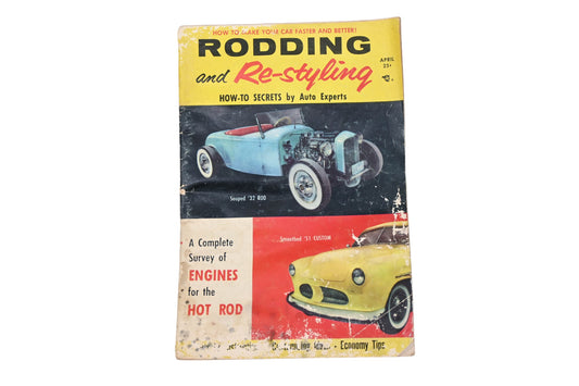 Rodding And Re-Styling RO009-22 April 1955 Magazine
