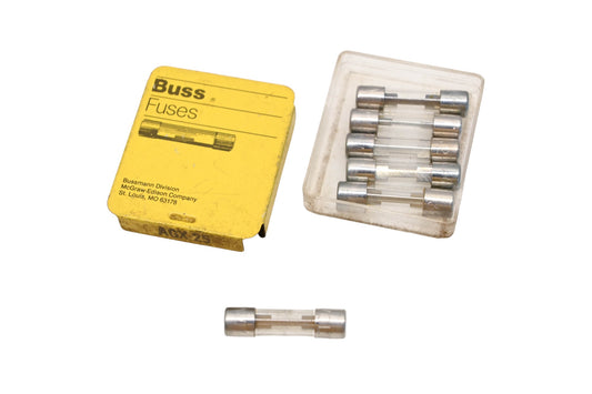 Buss AGX-25, AGX25 25Amp Fuses Qty 6 NOS