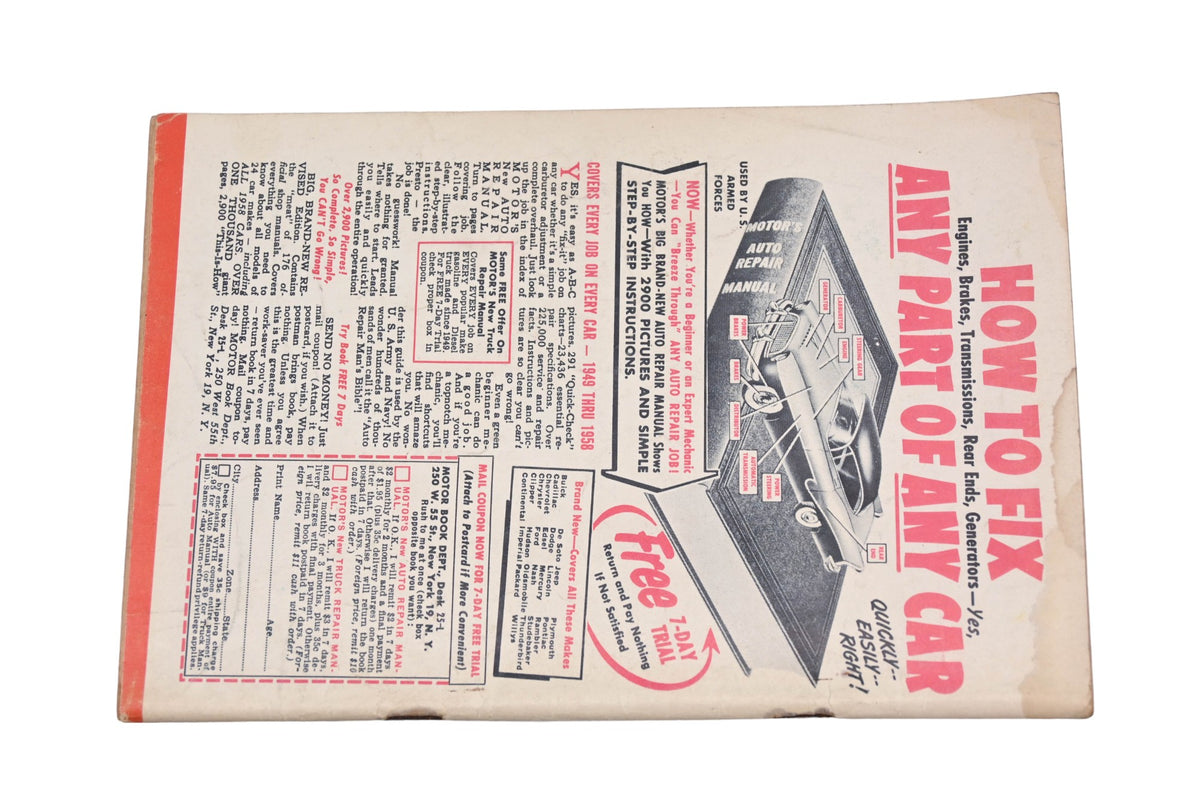 Rodding And Re-Styling RO009-28 November 1958 Magazine