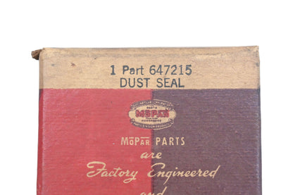 Mopar 647215 Front Wheel Dust Seal NOS