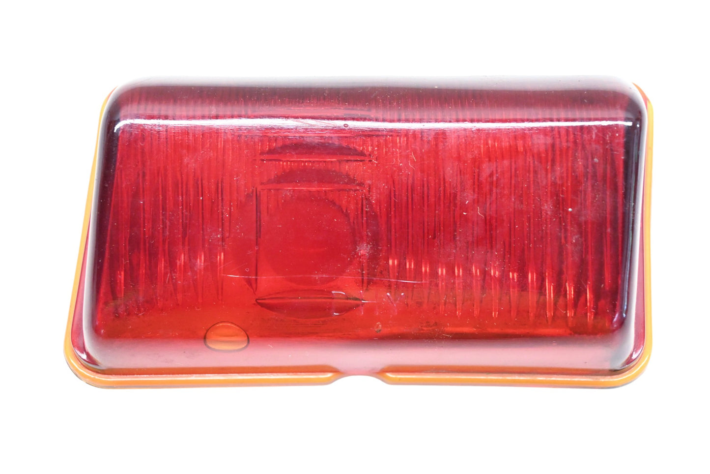 Import Glass Company 13526 Red Glass Taillight 3" x 5-3/8" Lens NOS