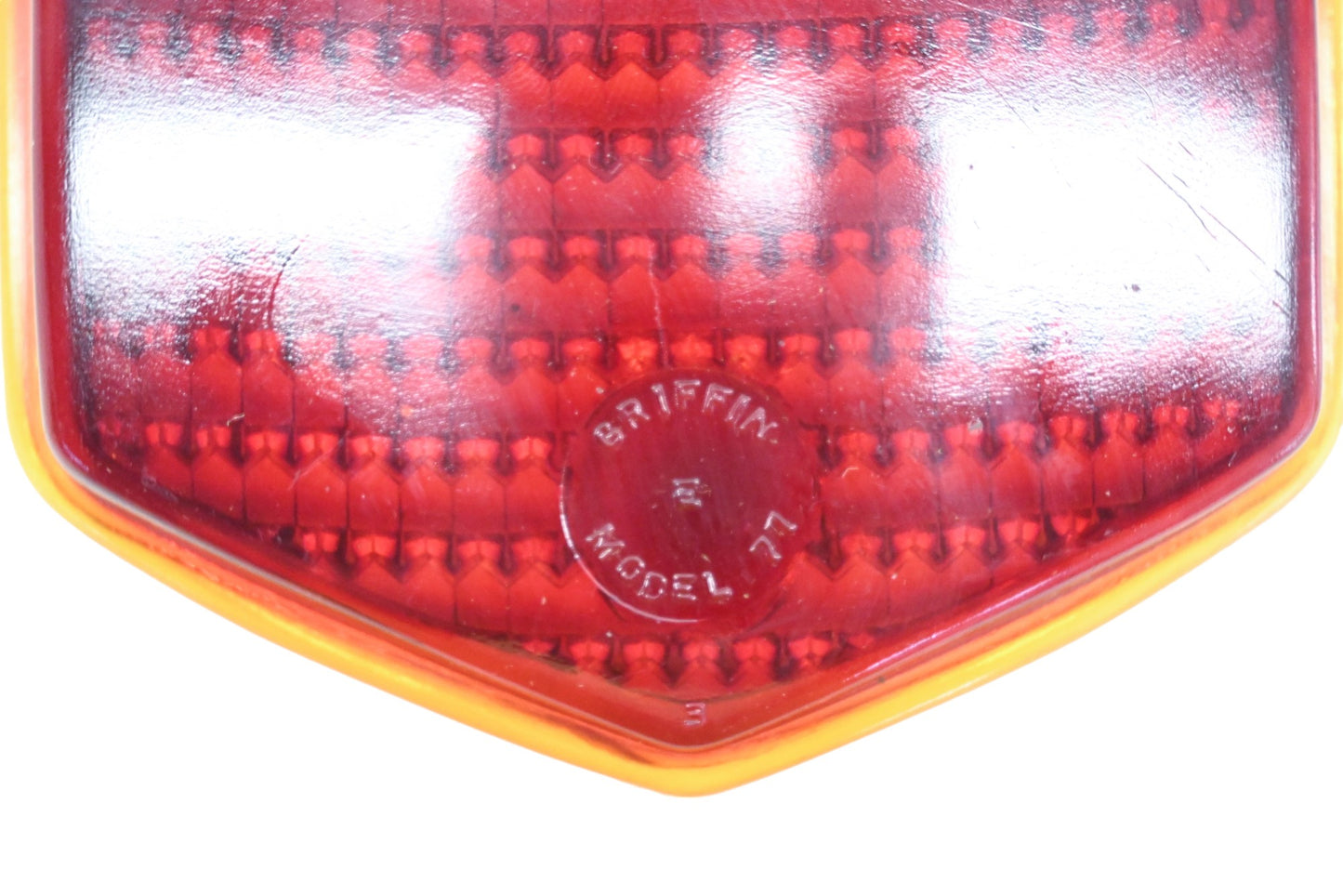 Griffen T-309, 309 Model 77 Red Glass Taillight Lens NOS