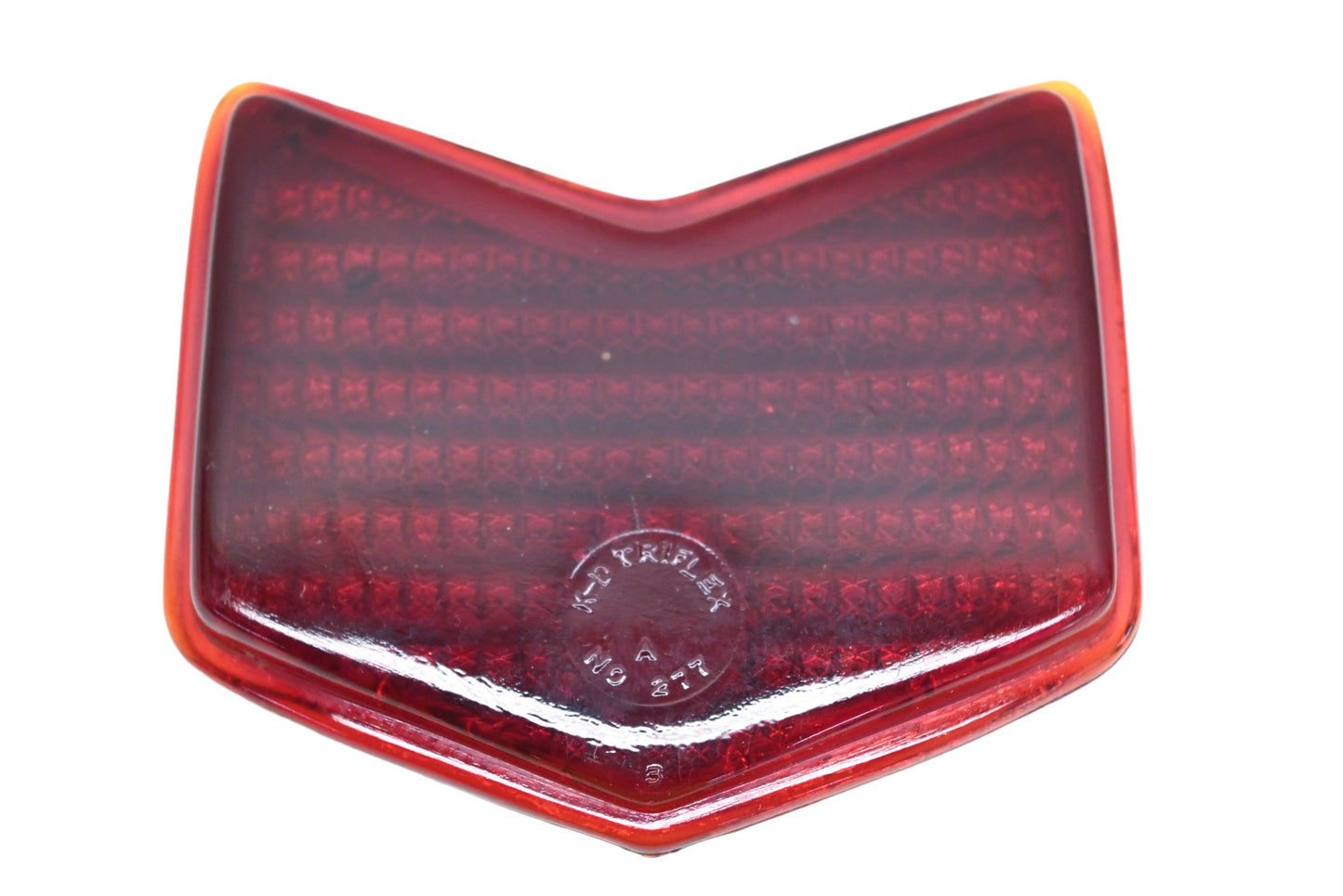 K-D Triflex T-309, 309, 277 No.277 Red Glass Taillight Lens NOS