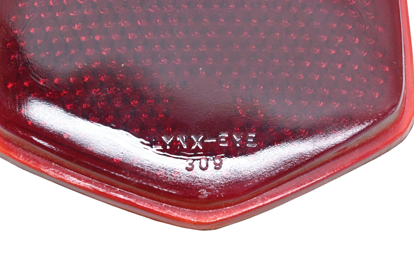 Lynx-Eye T-309, 309 Dark Red Glass Taillight Lens NOS