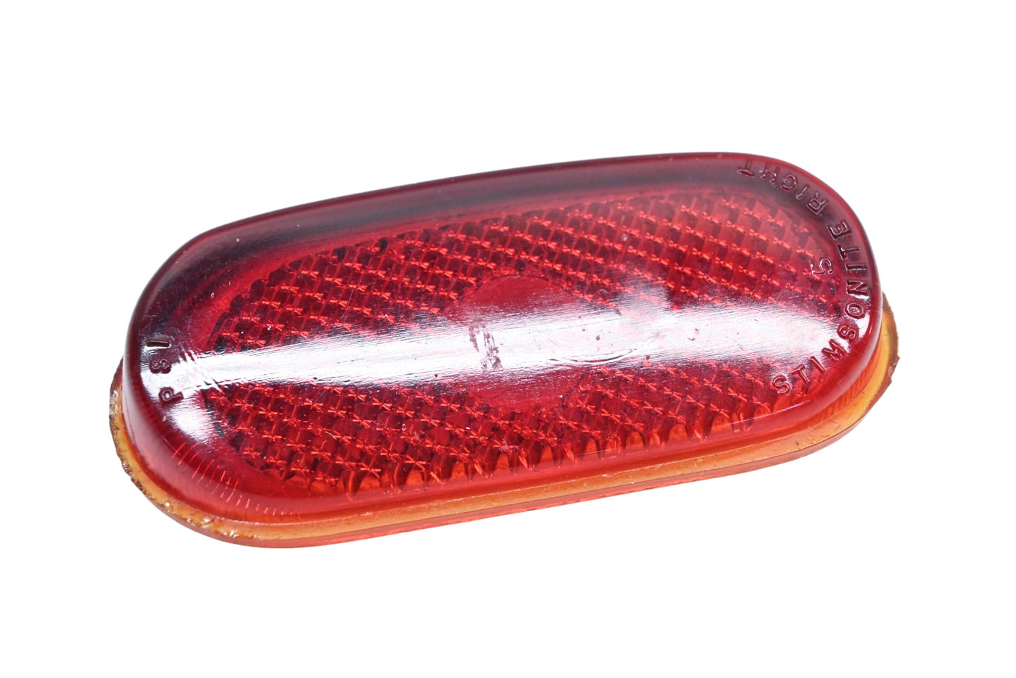 Stimsonite PS1, 278R, T-278 Red Glass Right Taillight Lens NOS