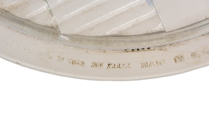 McKee Glass Company 71122 Clear Glass 11-1/2" x 10-1/4" Lamp Lens NOS