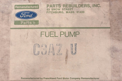 Parts Rebuilder C3AZ , C3AZ U Rebuilt Ford Carter Mechanical Fuel Filter Pump Assembly NOS