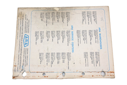 ARA 6600828NG 1981 Auto Air Conditioning Application Guide