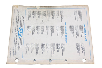 ARA 6600828BCo 1983 Auto Air Conditioning Application Guide