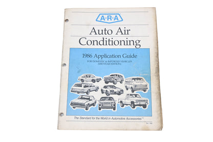 ARA 6600828RG 1986 Auto Air Conditioning Application Guide