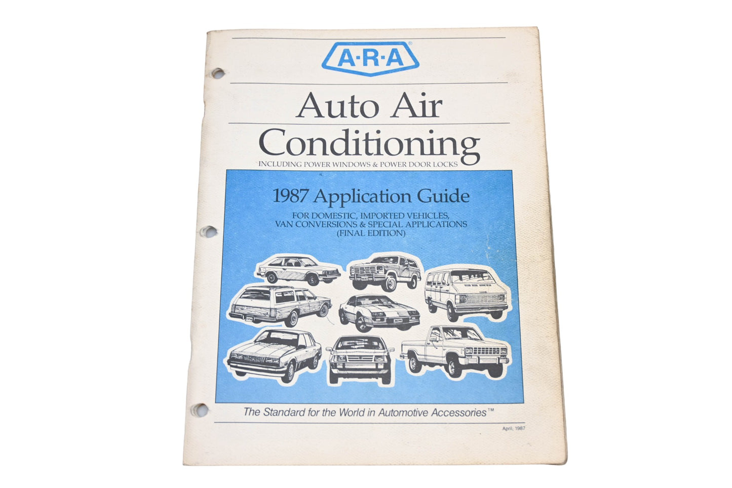 ARA 6600828 S/L, 6600828S/L 1987 Auto Air Conditioning Application Guide