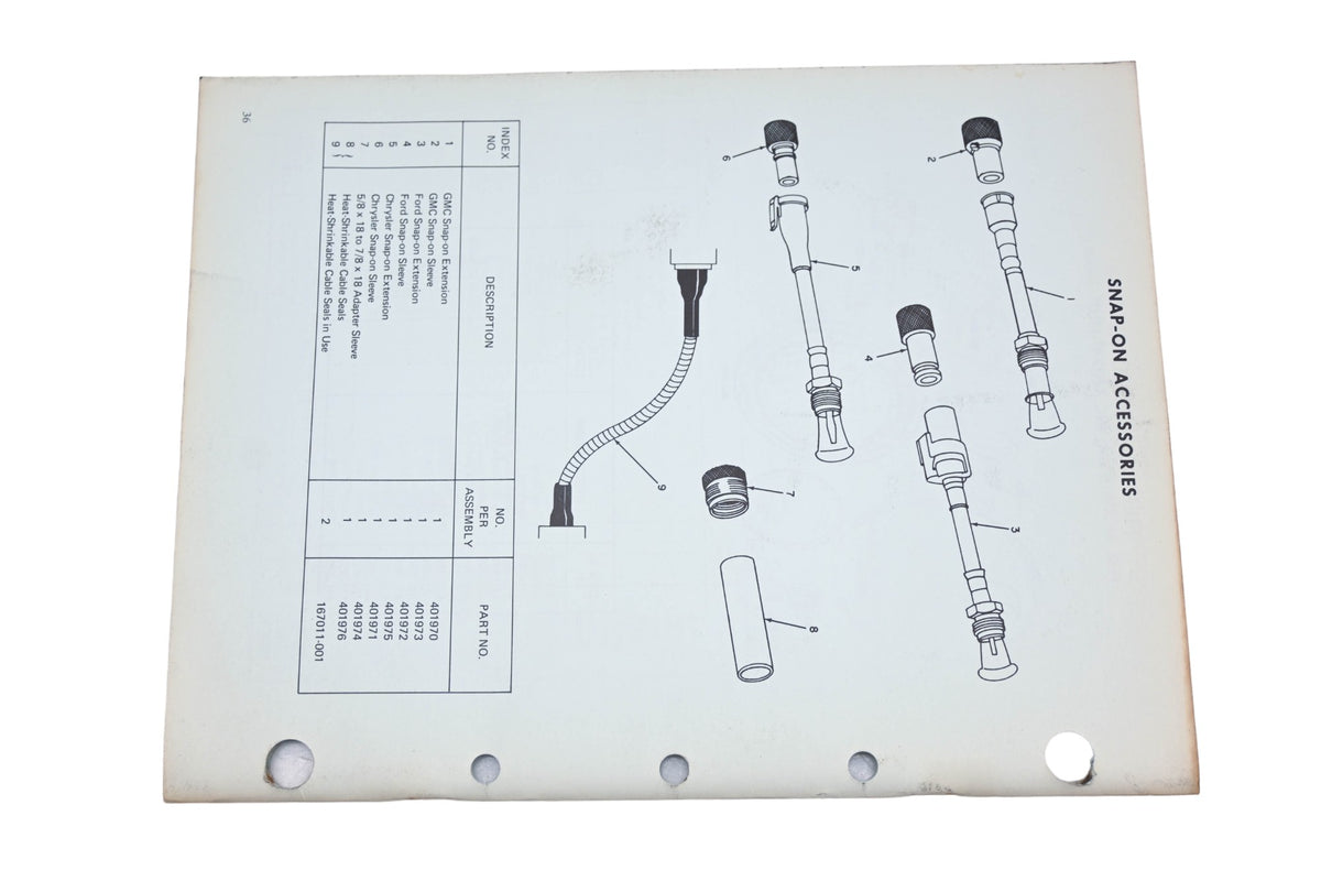 Sangamo Electric Company 714A Models AA BB EM ER Tachograph Replacement Parts List