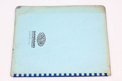 Sangamo Electric Company 765 Model F Tachograph Service Manual