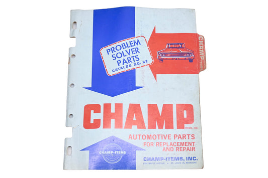 Champ-Items 62 Problem Solver Parts Catalog