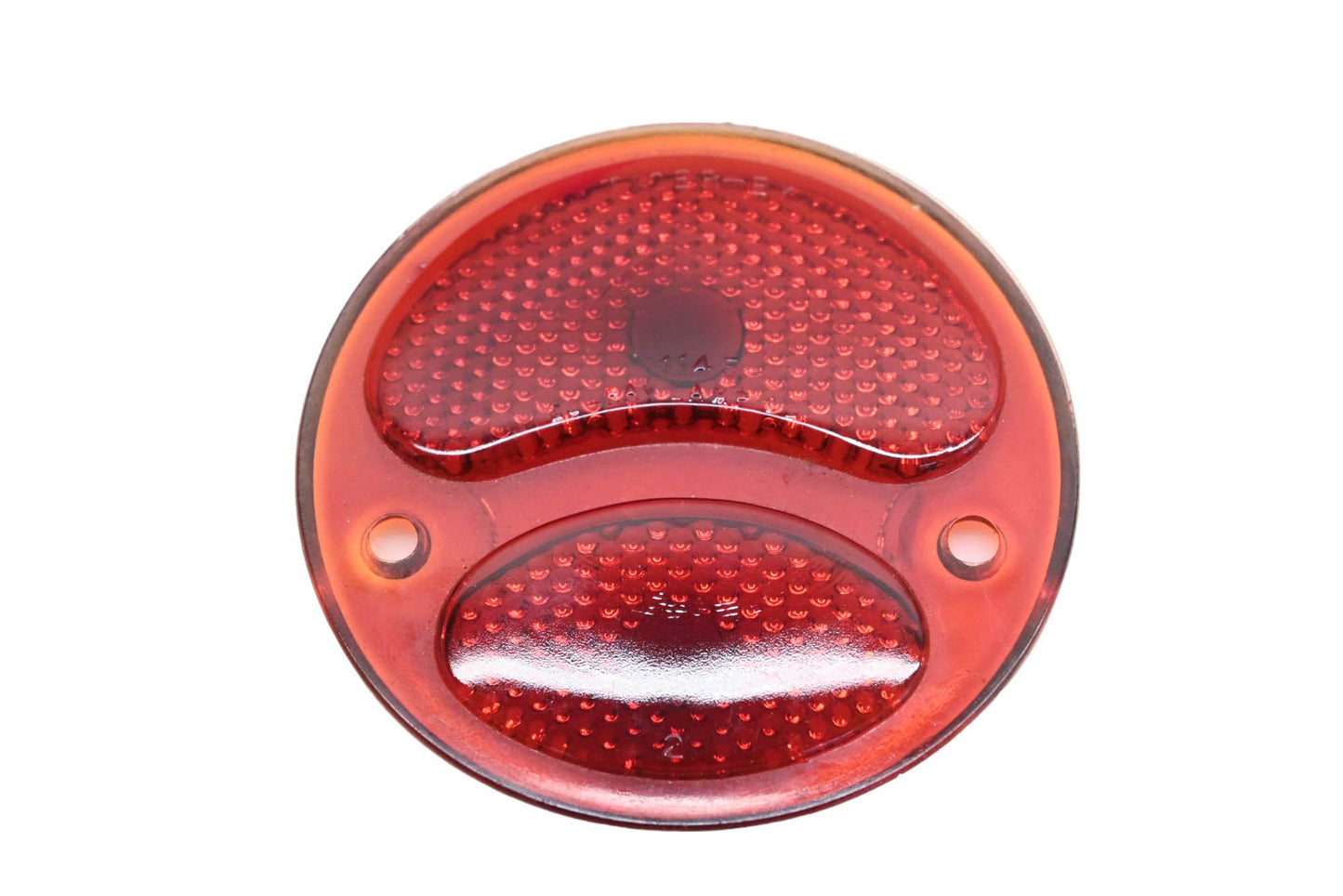Do-Ray 1145 Tiger Eye Red Glass 3-3/4" Tail Light Lens NOS