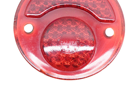 K-D 256, T-256 Red Glass Triflex 3-1/2" Tail Light Lens NOS