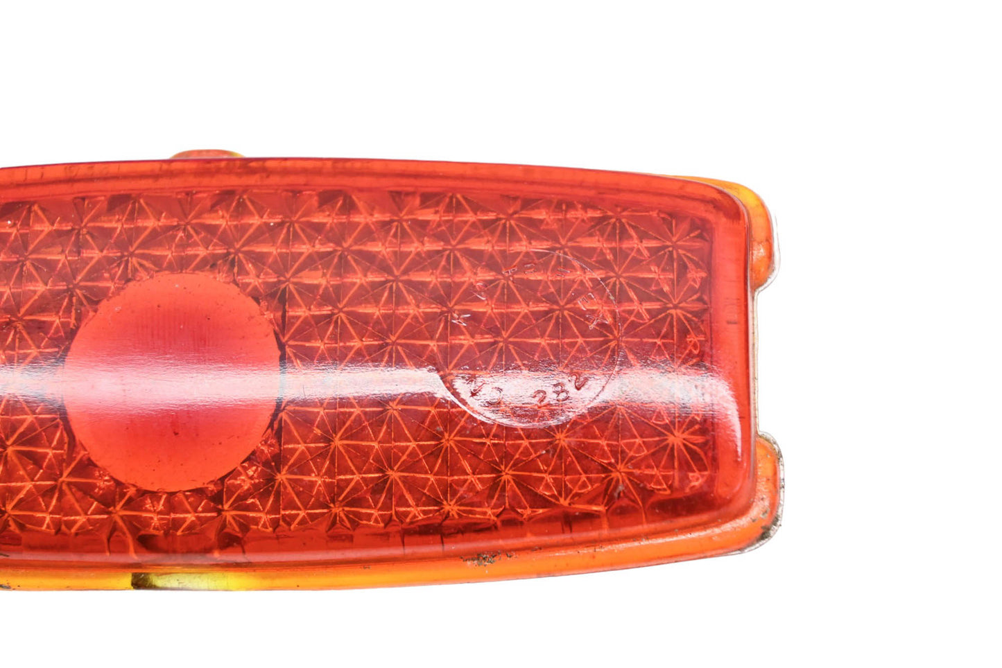 K-D 282, T-282 Red Glass Triflex Tail Light Lens NOS